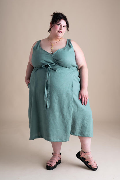 Rove Dress in Agave