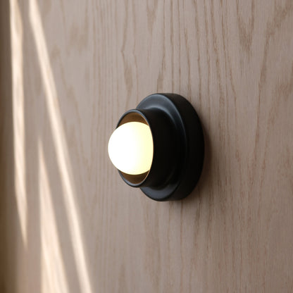 Misewell Lamps Black / Hard-wired (Dimmable) Q Sconce