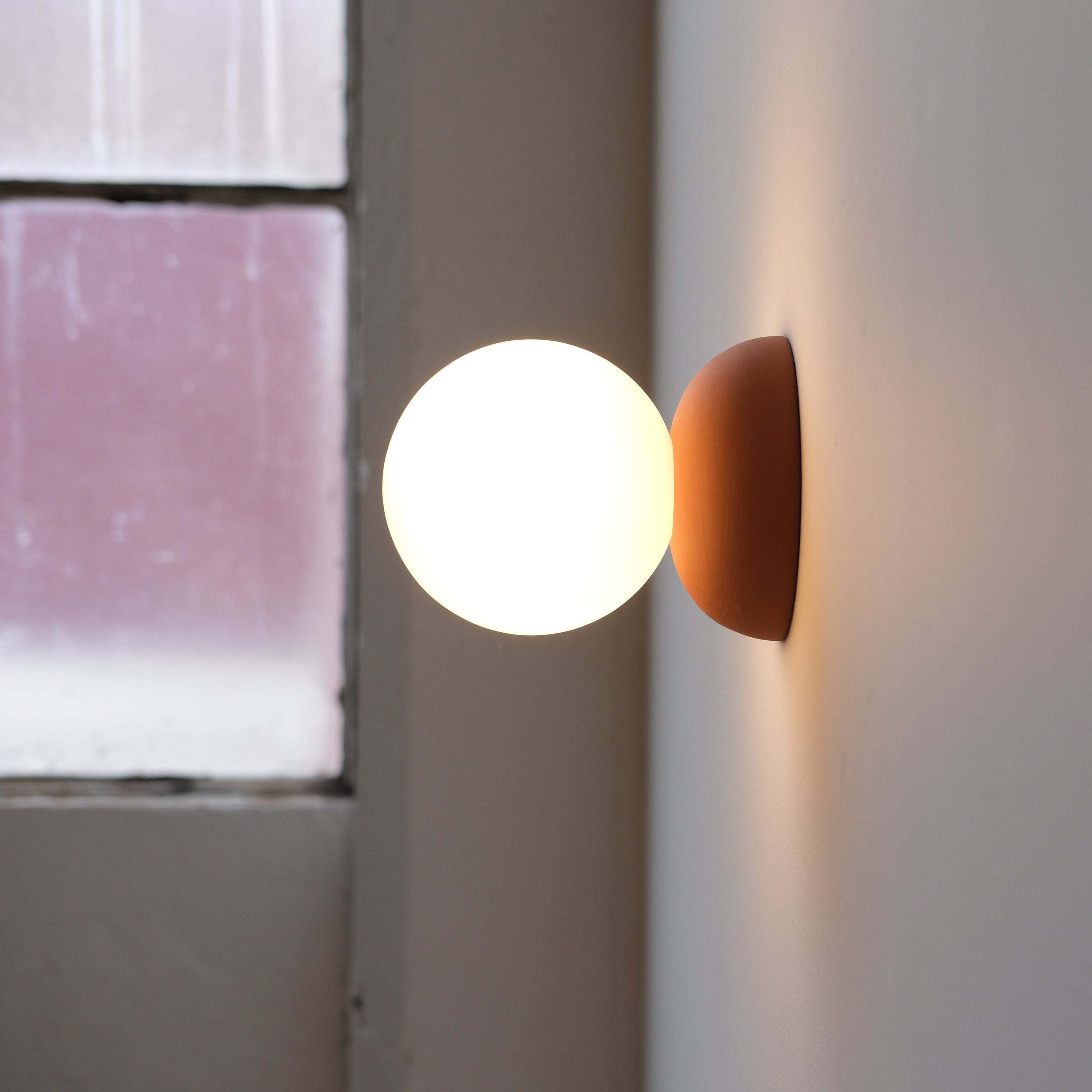 Misewell Lamps Terracotta / Plug in (on/off) Monroe Sconce
