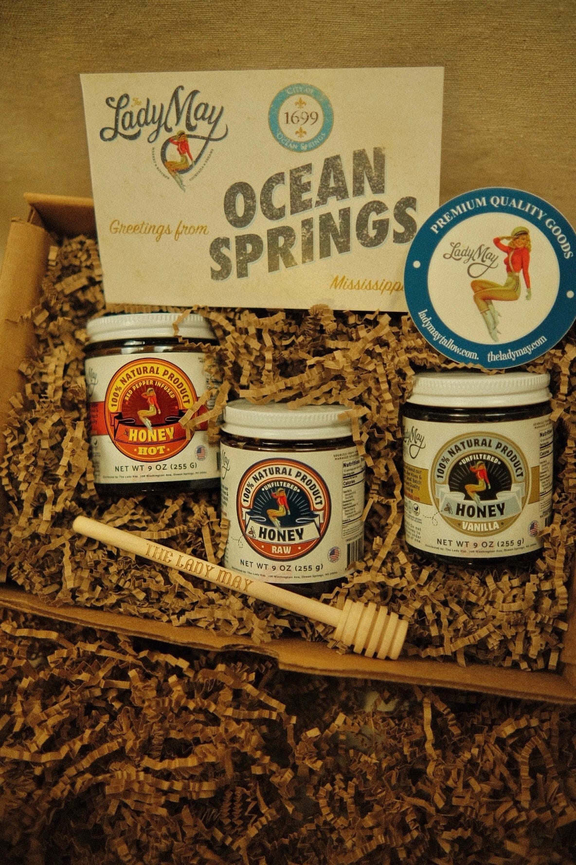 The Lady May Honey Gift Sets Honey Trio Gift Bundle