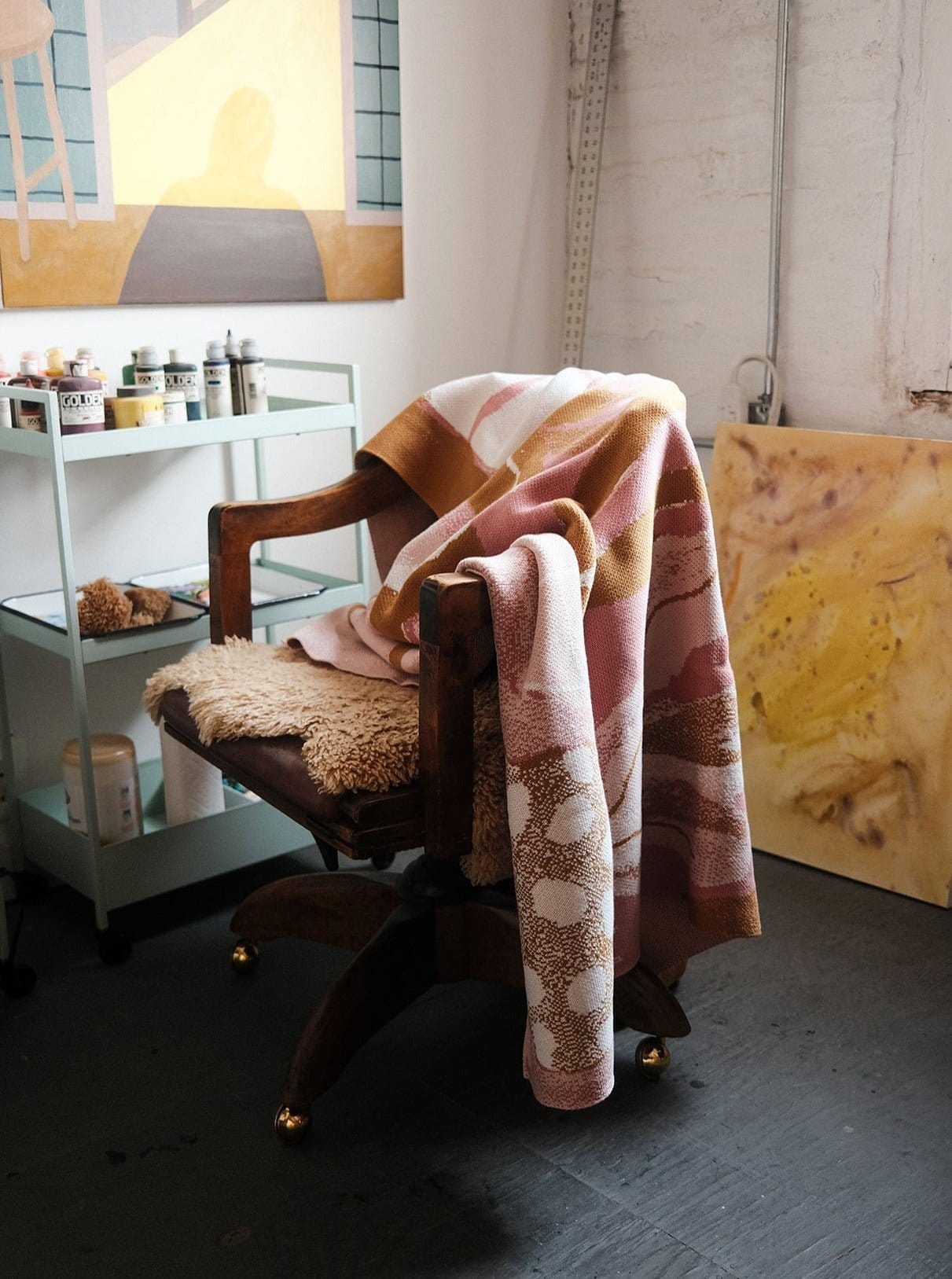Biquette Throw Blanket House Plants Throw Blanket