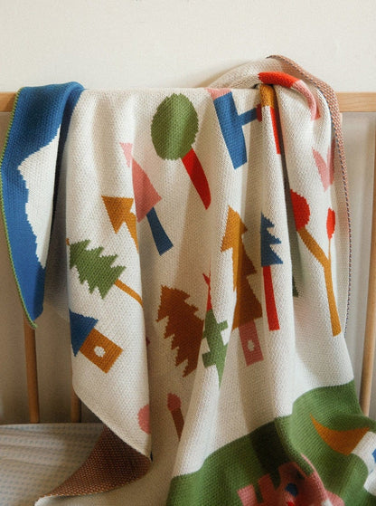 Biquette Baby Blanket Village Baby Blanket