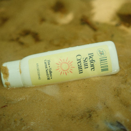 Tallow Before Sun Cream | Beef Tallow Non-Nano Zinc Oxide and Botanical Oils