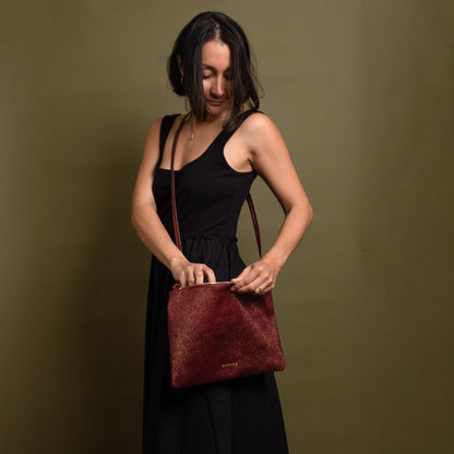 Crossbody Bag - Burgundy Glow