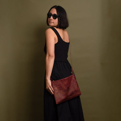 Crossbody Bag - Burgundy Glow