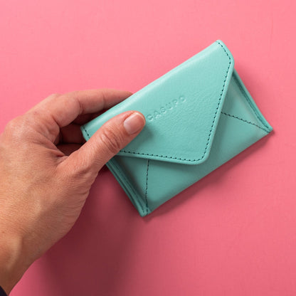 CASUPO Envelope Wallet Mini Envelope Wallet With RFID protection - Baby Blue