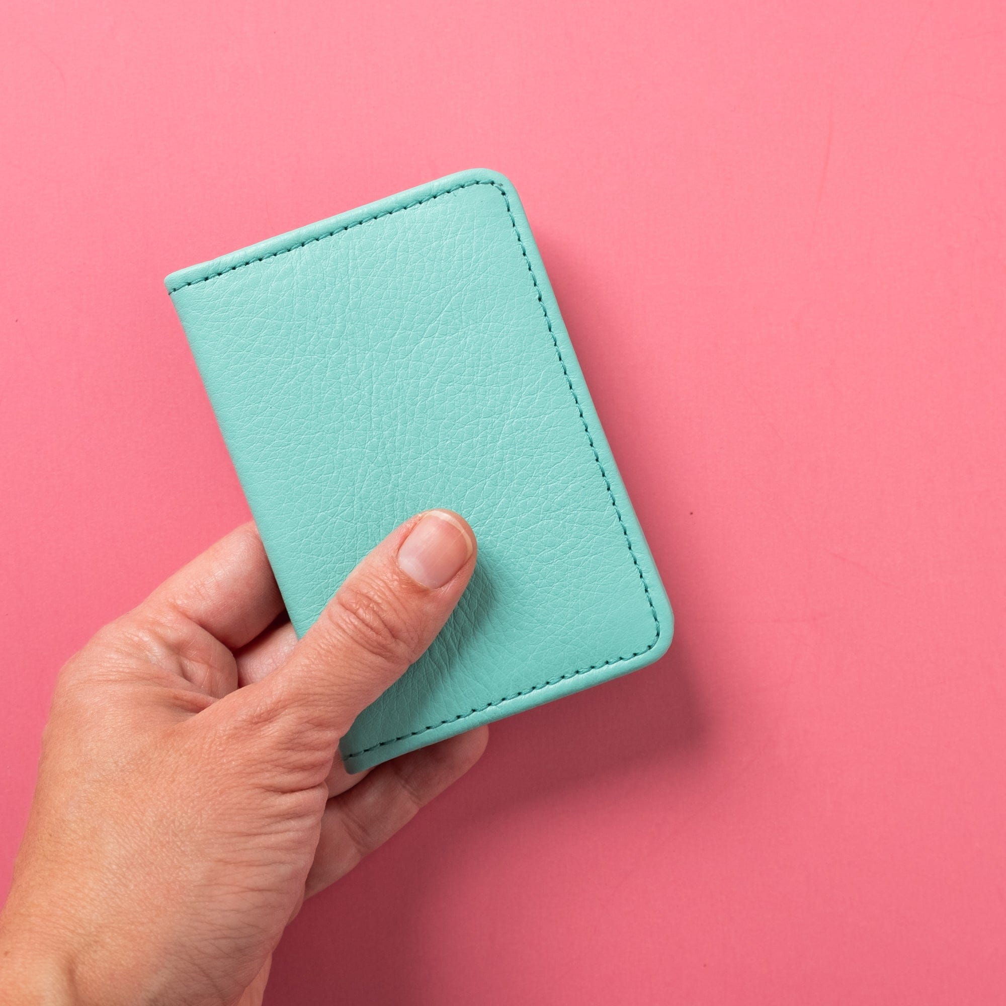 CASUPO Small Bifold Compact Bifold with RFID Protection - Baby Blue
