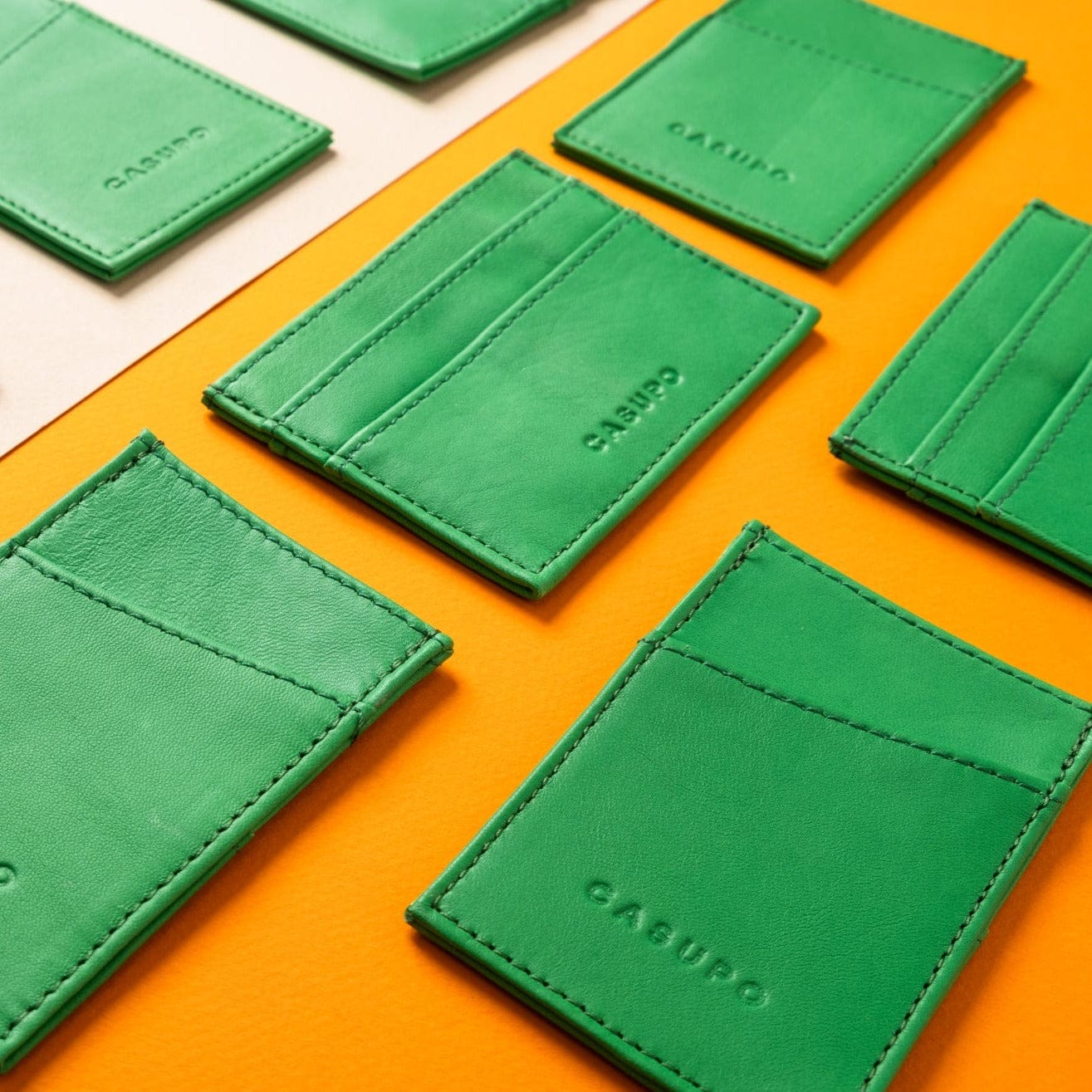 CASUPO Slim Card Holder Slim Card Holder Wallet With RFID Protection - Green