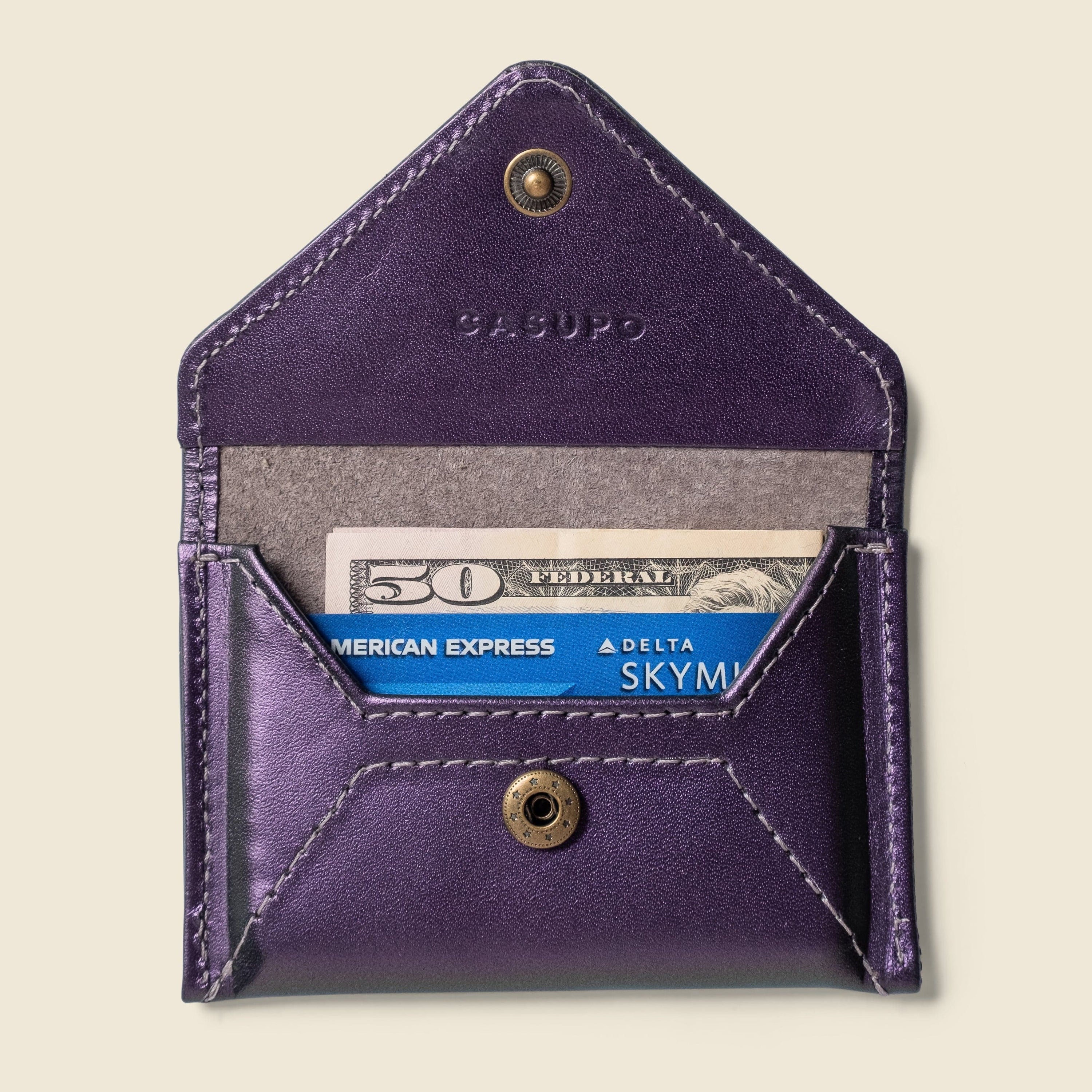 CASUPO Envelope Wallet Mini Envelope Wallet With RFID protection - Iridecent