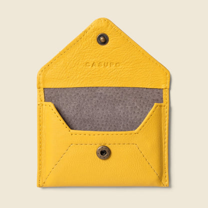 Mini Envelope Wallet With RFID protection - Sunny Yellow