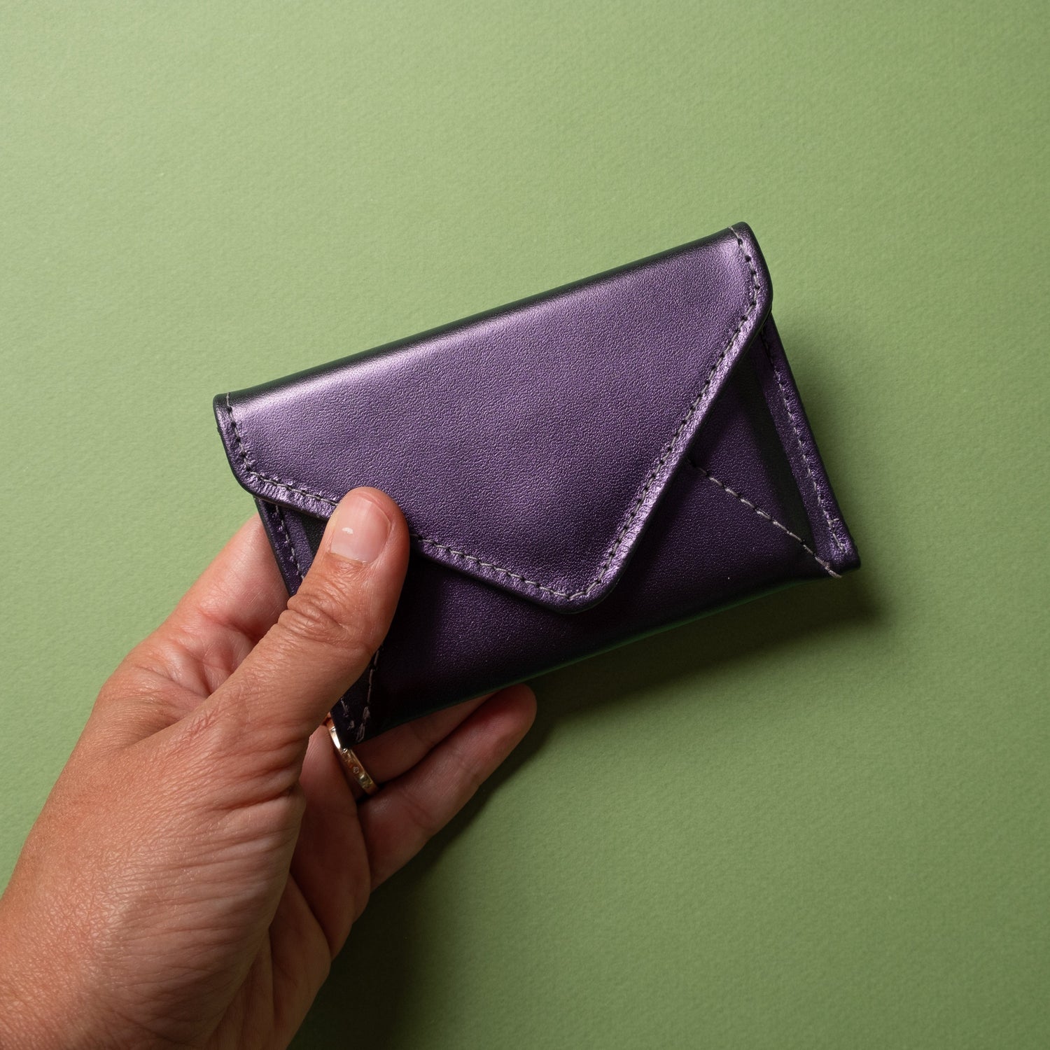 Mini Envelope Wallet With RFID protection - Iridecent
