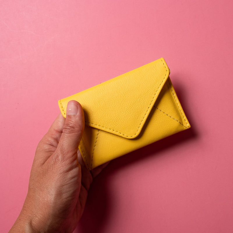 CASUPO Envelope Wallet Mini Envelope Wallet With RFID protection - Sunny Yellow