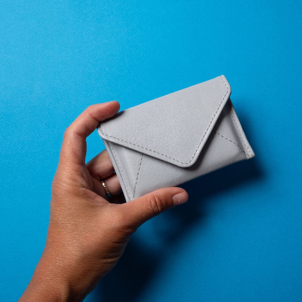 CASUPO Envelope Wallet Mini Envelope Wallet With RFID protection - Ice Blue
