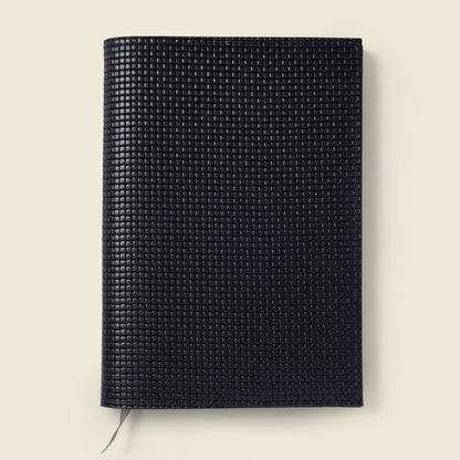 Refillable A5 Leather Notebook Cover – Black Limited Edition