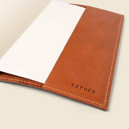 Refillable A5 Leather Notebook Cover – Tan Limited Edition