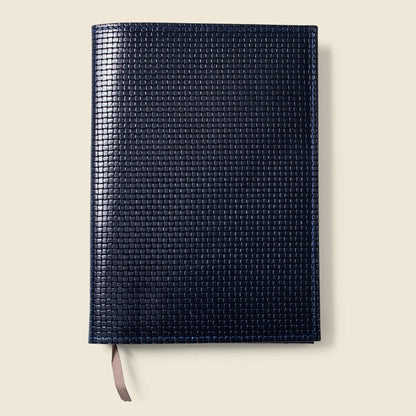 Refillable A5 Leather Notebook Cover – Navy Limited Edition