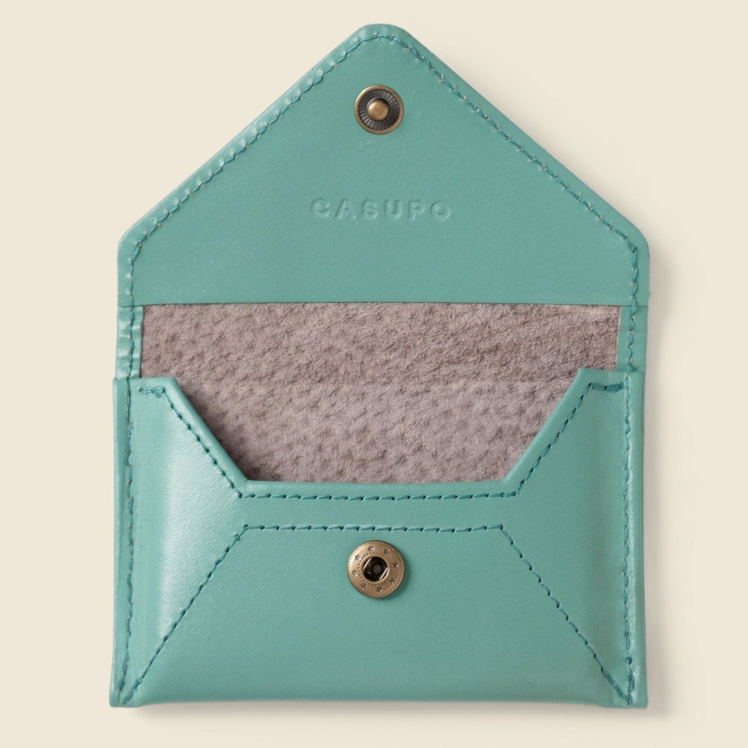 Mini Envelope Wallet With RFID protection - Teal