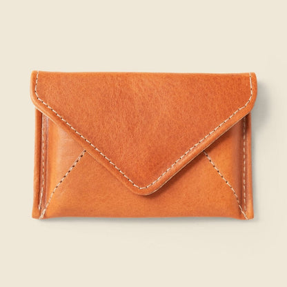 CASUPO Envelope Wallet Mini Envelope Wallet with RFID Protection - Natural