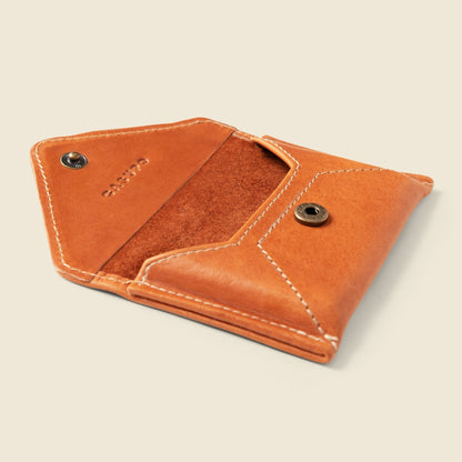 CASUPO Envelope Wallet Mini Envelope Wallet with RFID Protection - Natural