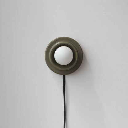Misewell Lamps Moss / Hard-wired (Dimmable) Q Sconce