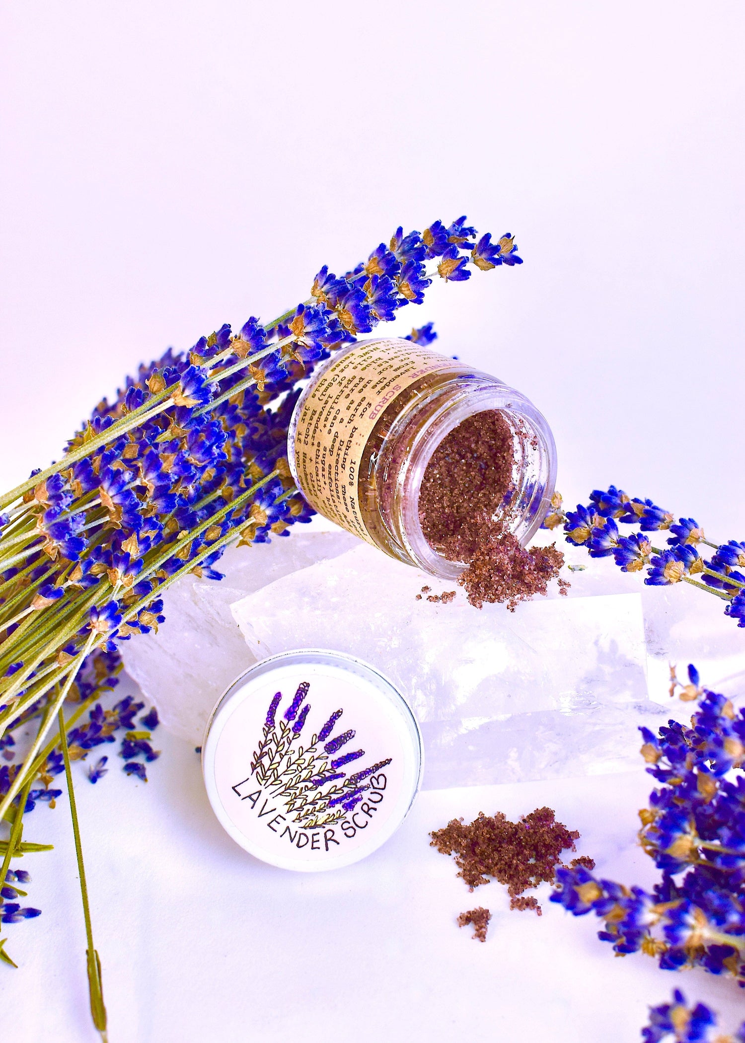 plant makeup Face Makeup Lavender Scrub