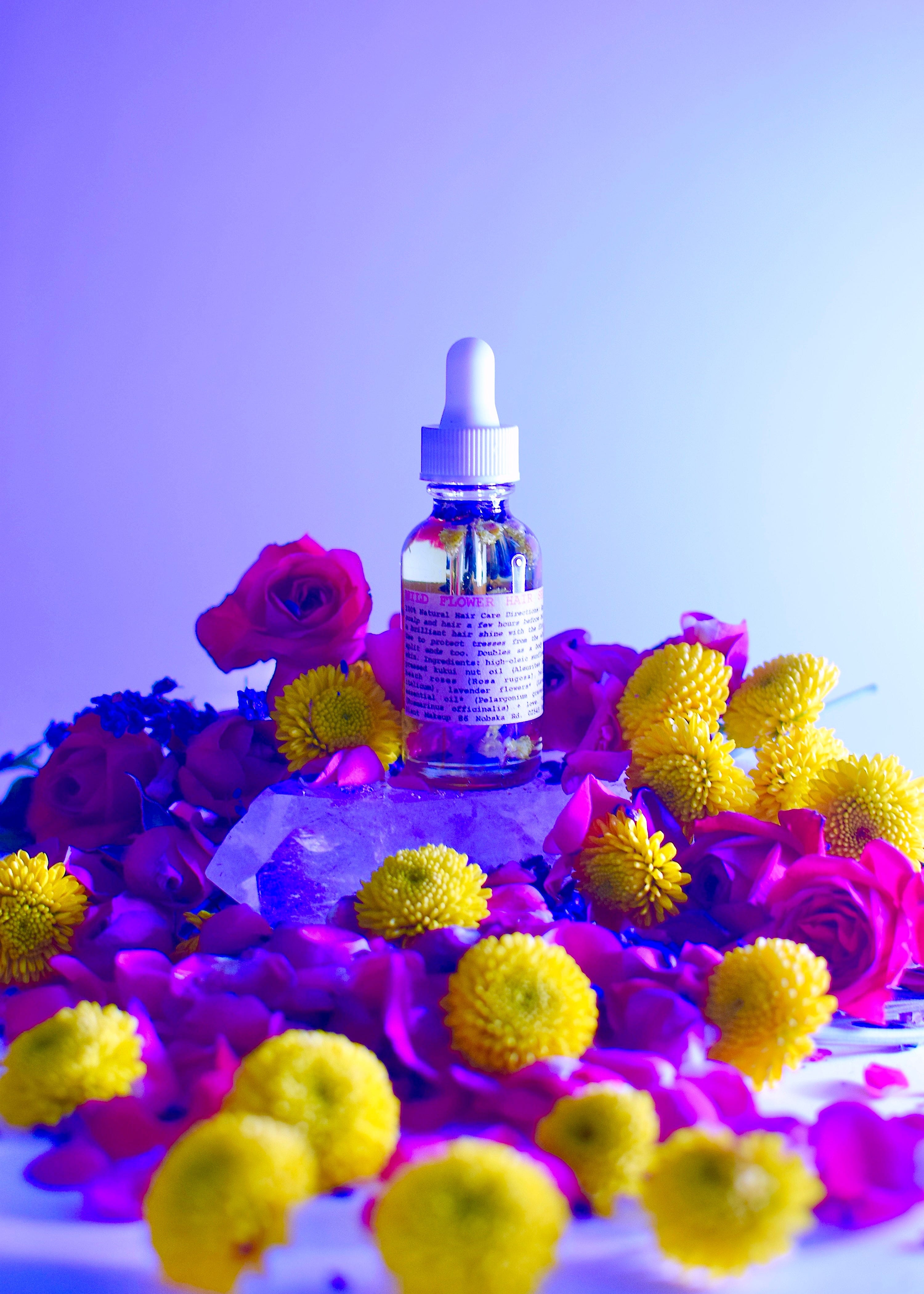 plant makeup Wild Flower Hair Serum