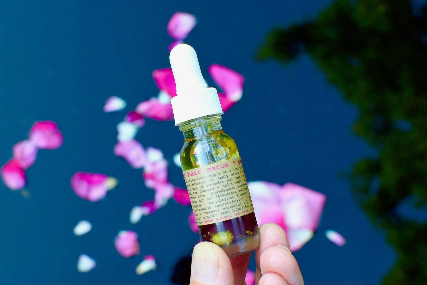 plant makeup Wild Flower Hair Serum