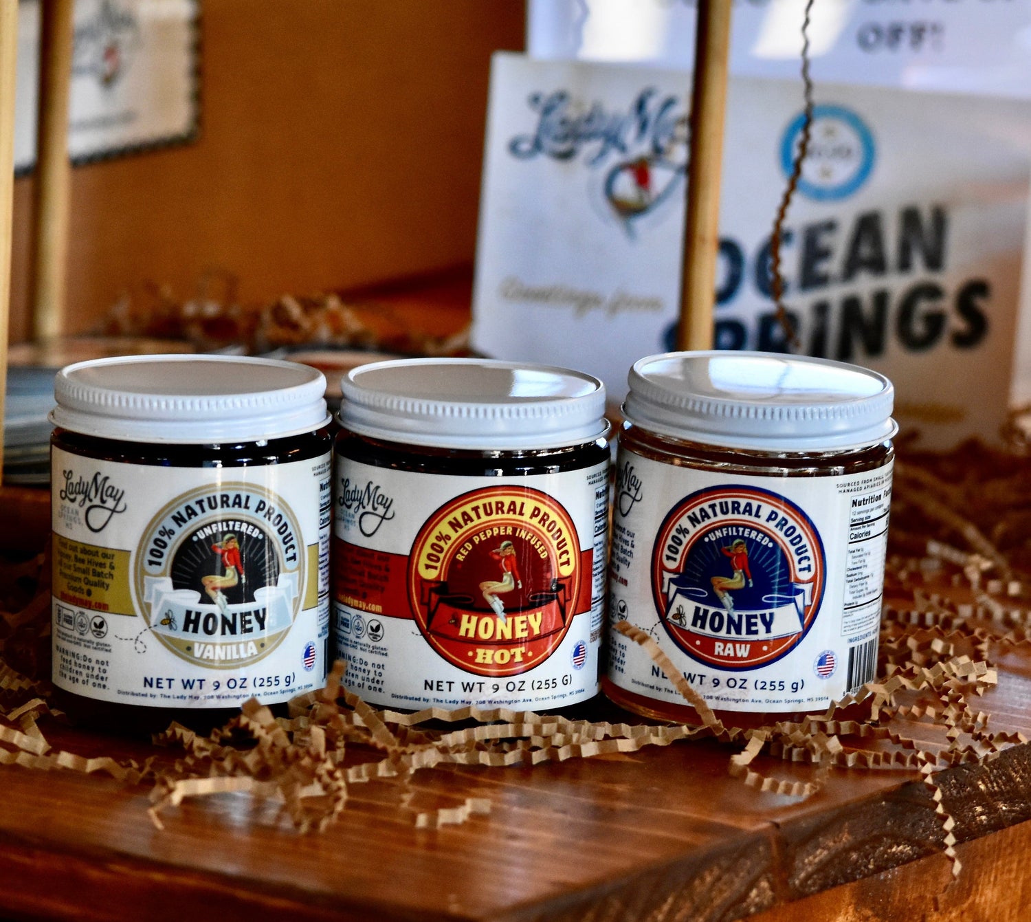 The Lady May Honey Gift Sets Honey Trio Gift Bundle