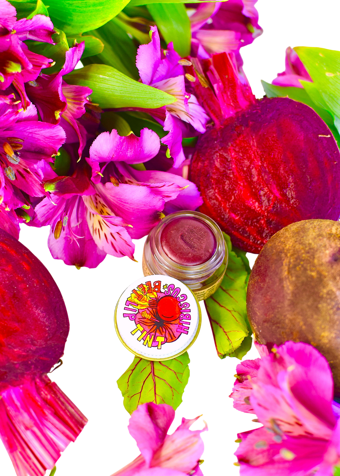 plant makeup Hibiscus + Beet Lip Tint