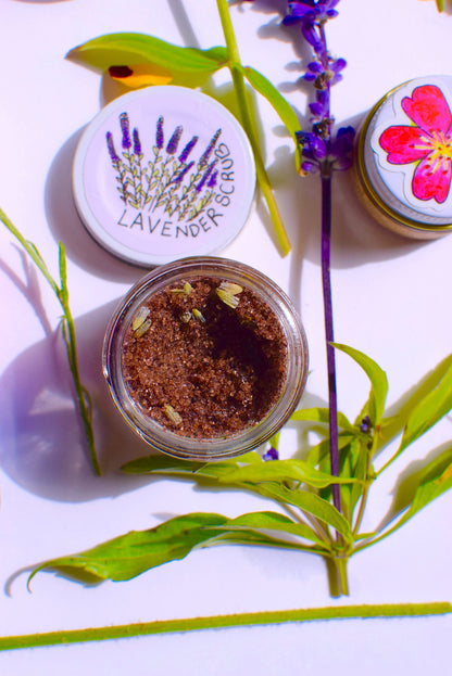 plant makeup Face Makeup Lavender Scrub