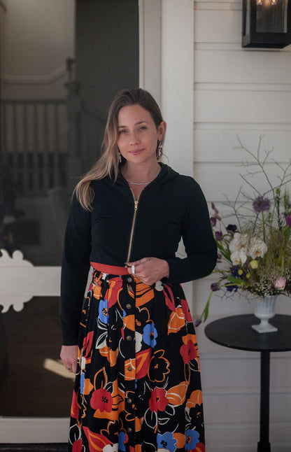 Field Day Skirt Trices Skirt in Abstract Floral