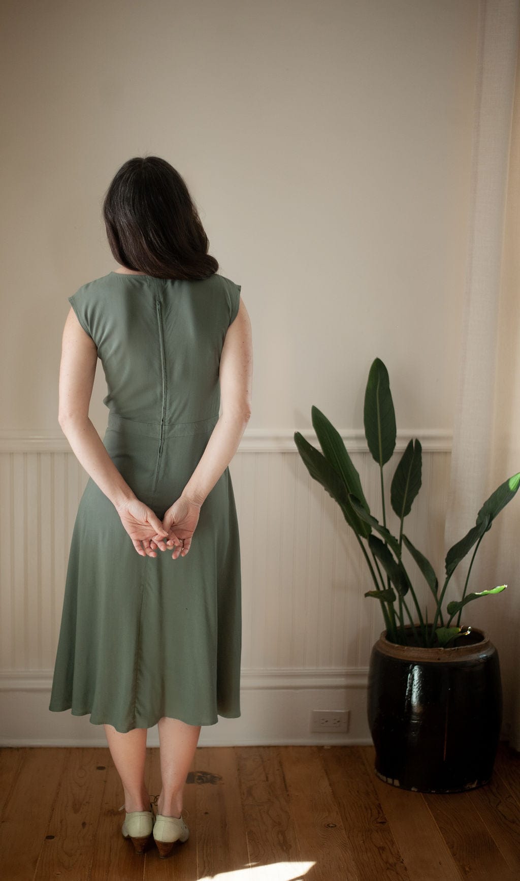 Field Day Dress Xena Dress in Sage Green Challis