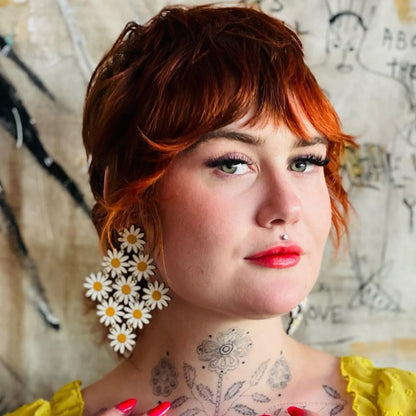 Daisy Chain Statement Earrings