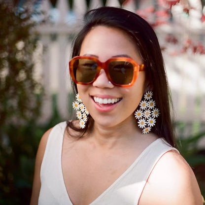 Daisy Chain Statement Earrings