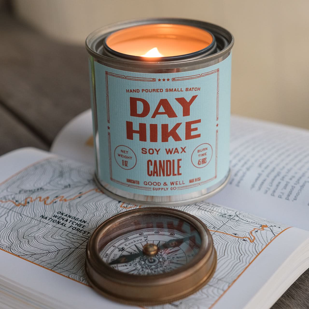Good &amp; Well Supply Co Candles Day Hike Happy Place Candle