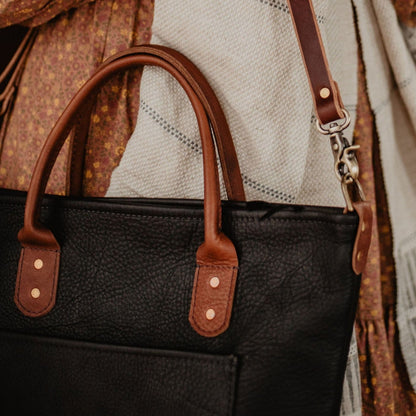 The Local Branch Leather Black / Weekender Caravan Bag Weekender - USA Made