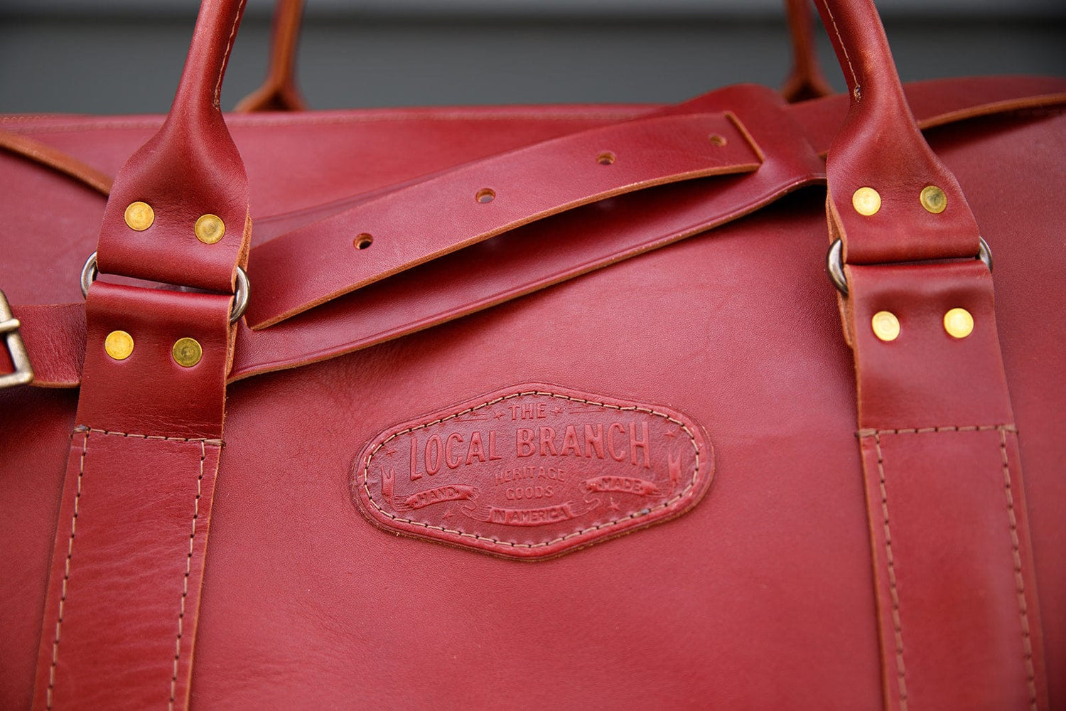 The Local Branch Duffle Day tripper / Oxblood Small Batch Roadtrip Duffle