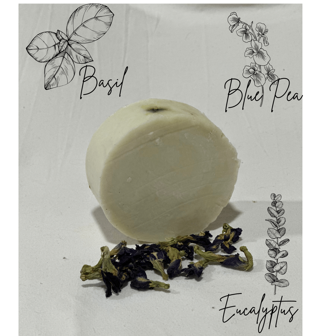 Aster Earth Bath And Body DGAF, Eucalyptus and Basil, Soap Bar