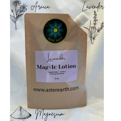 Aster Earth 12 oz / Eco Pouch MAG+IC Lotion (Lavender)