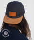 The Local Branch Hat Tan & Gray Camp Hat - Diamond Logo - USA Made