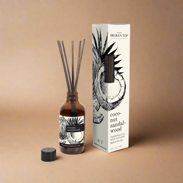 Coconut Sandalwood Reed Diffuser - My American Goods