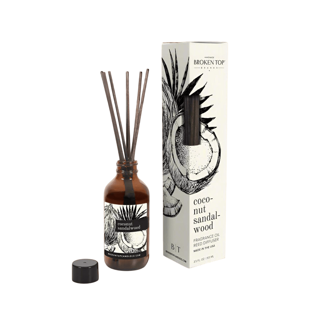 Broken Top Brands Reed Diffuser Coconut Sandalwood Reed Diffuser