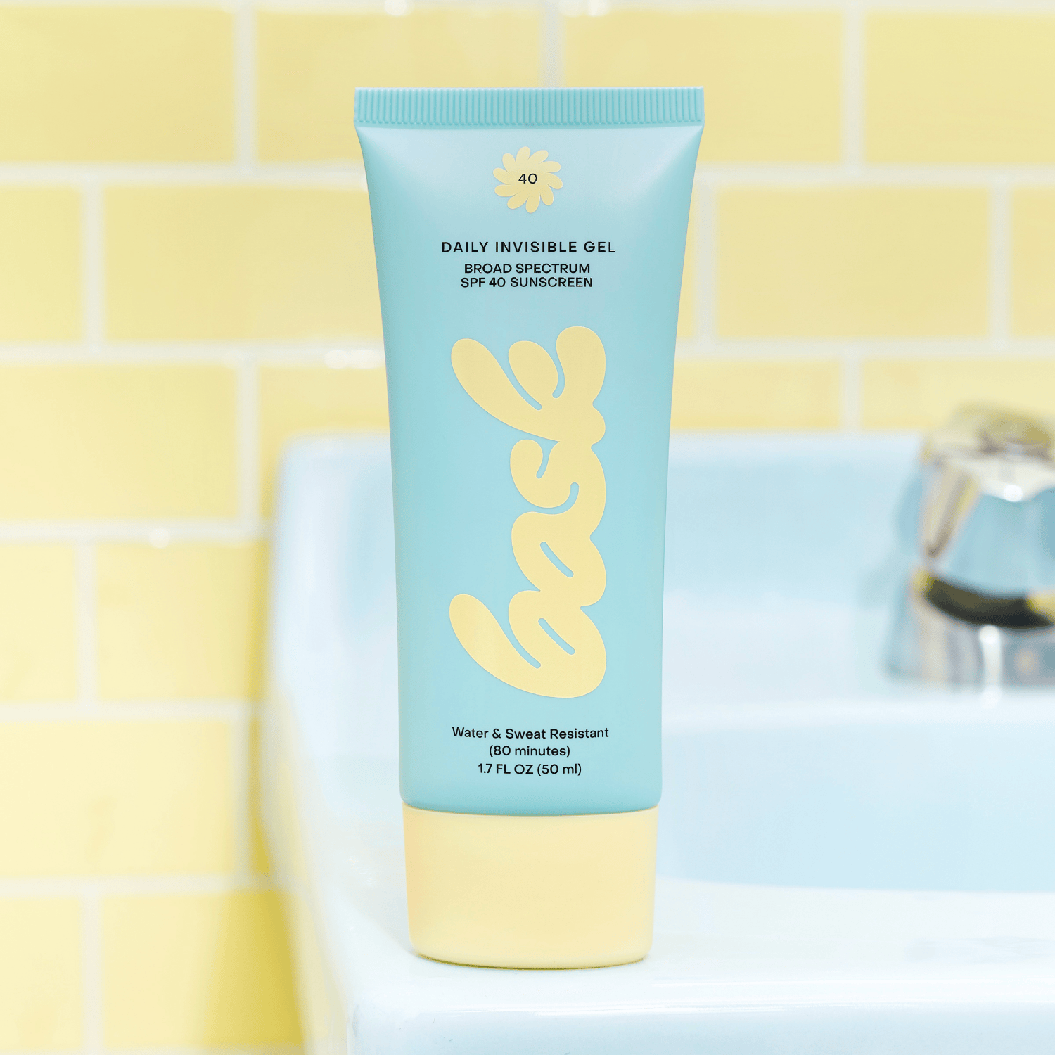 Bask Suncare Sunscreen Daily Invisible Gel 2-Pack