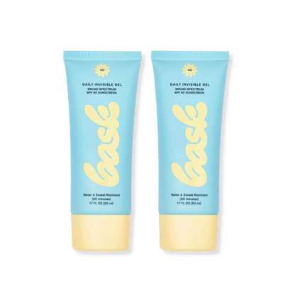 Bask Suncare Sunscreen Daily Invisible Gel 2-Pack