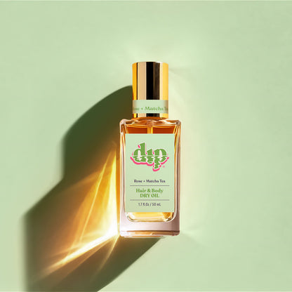 Dip Hair &amp; Body Dry Oil - Rose &amp; Matcha Tea
