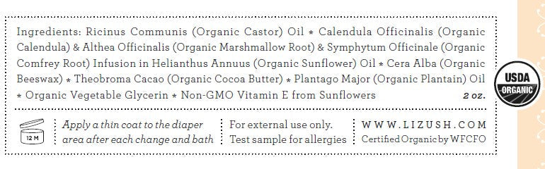 ORGANIC DIAPER BALM To protect, calm and nourish - My American Goods