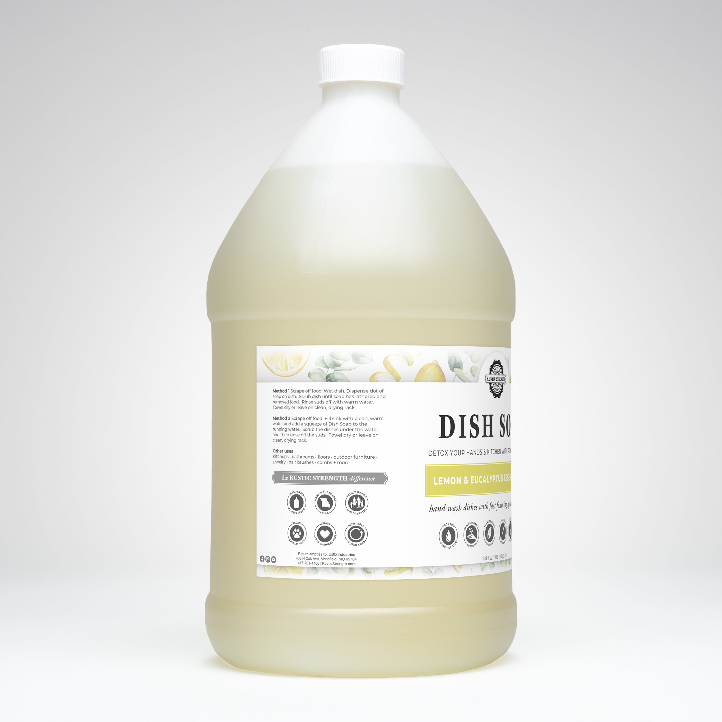 Dish Soap | Lemon &amp; Eucalyptus