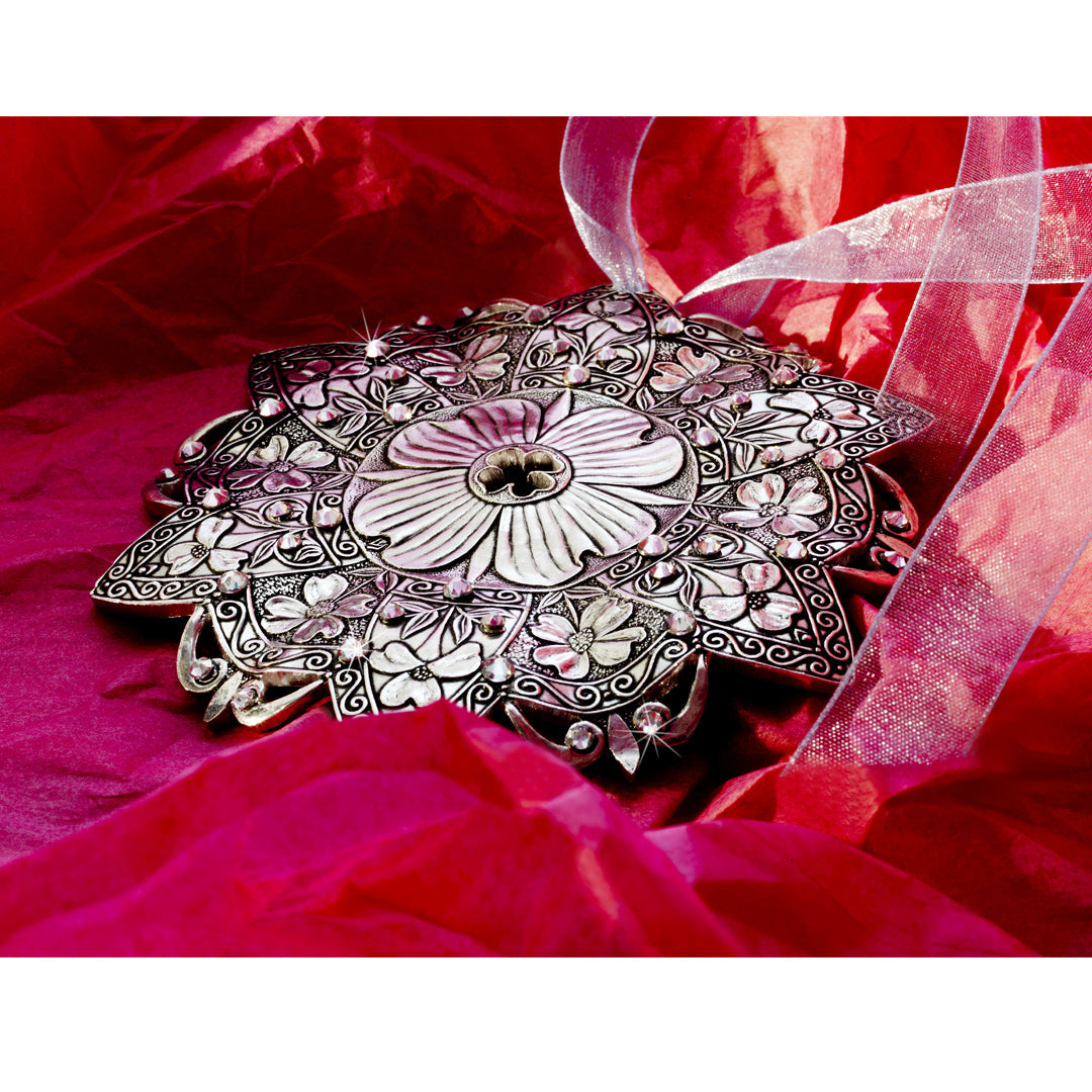 Snow Crystal Dogwood Ornament (Aluminum)