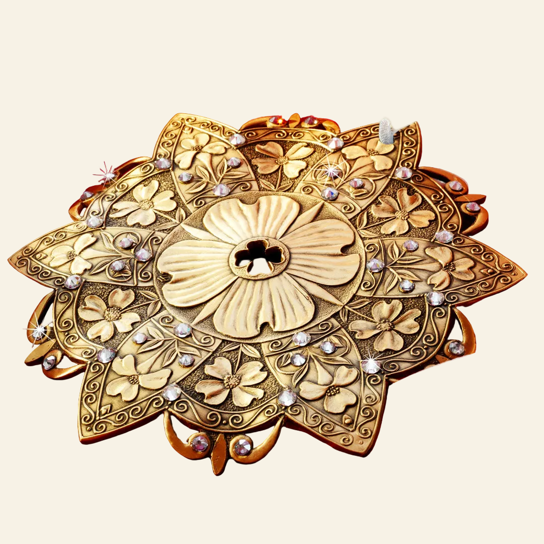 Snow Crystal Dogwood Ornament (Bronze)
