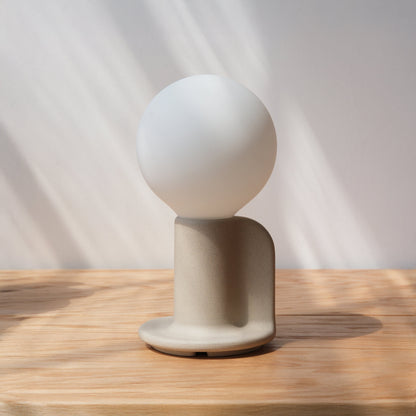 Misewell Lamps Bone / On/Off Q Lamp